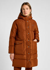 Damska Kurtka Lee Long Puffer Jacket Clove 112355178 LI54016312